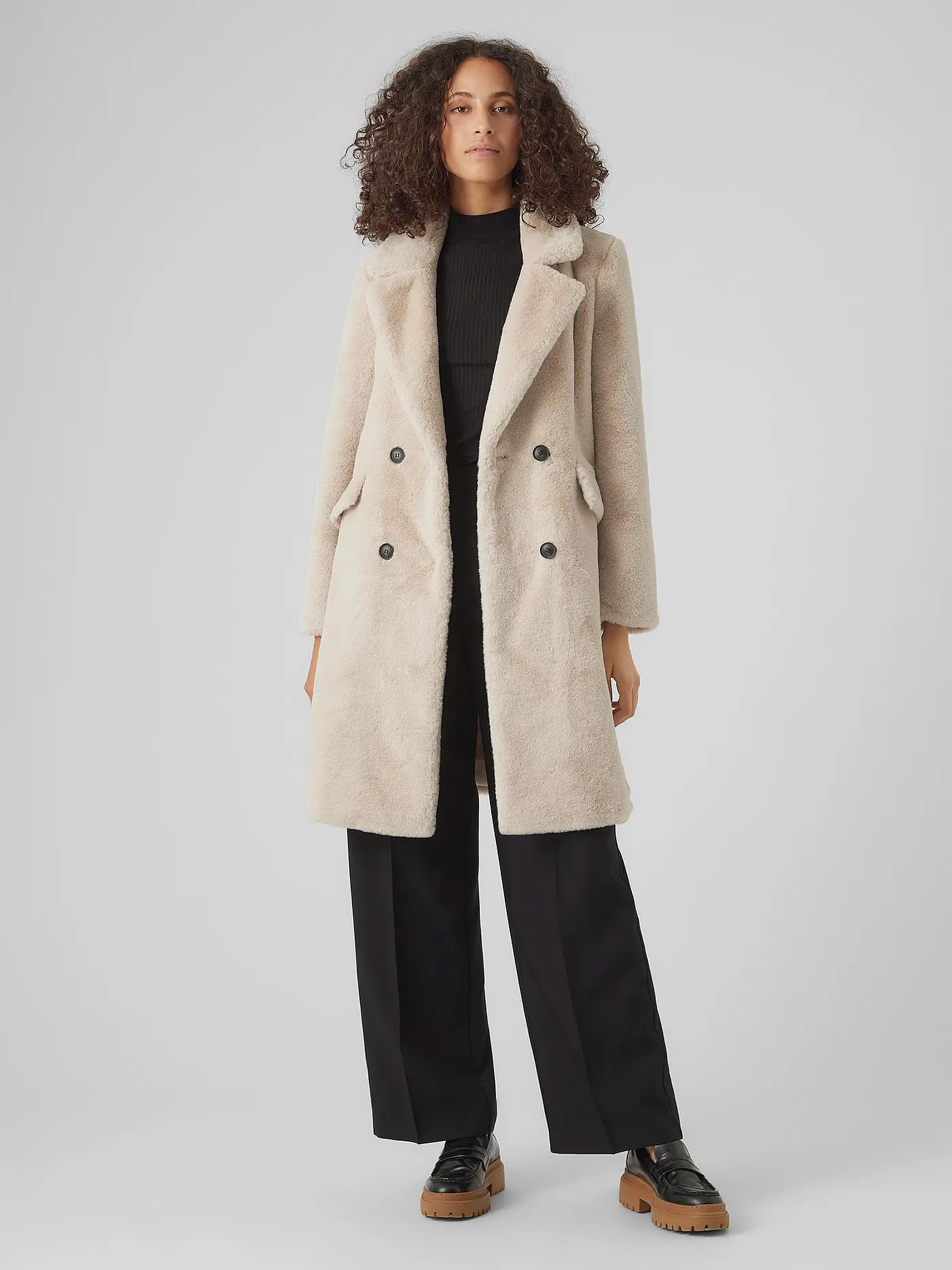 VERO MODA | Mantel in Felloptik VMSONJAELLY | 